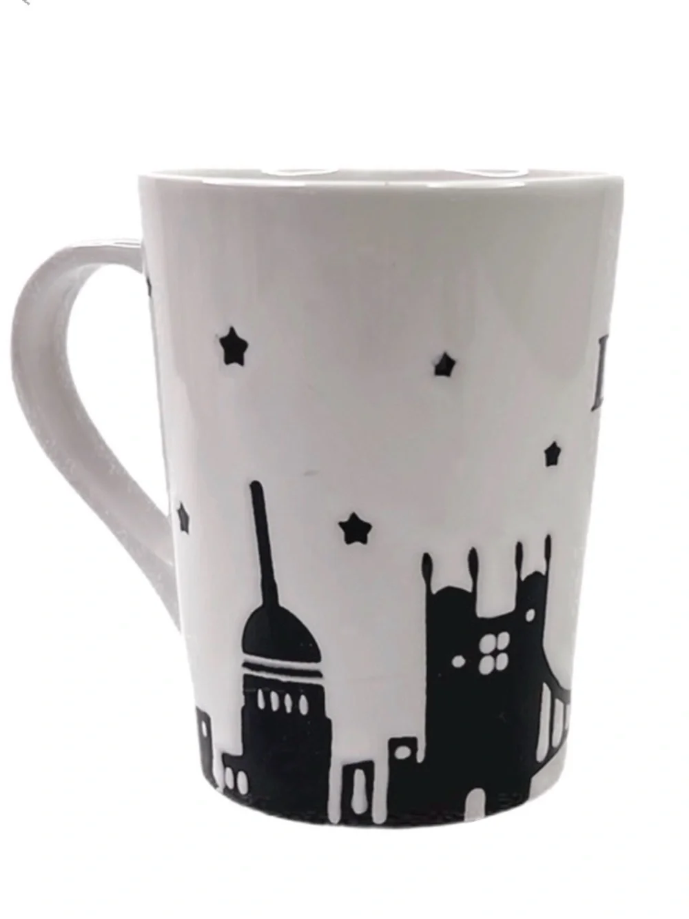 London Cityscape Skyline Cup Big‎ Ben Bridge Etched Stoneware Coffee Mug Tea - Picture 3 of 6
